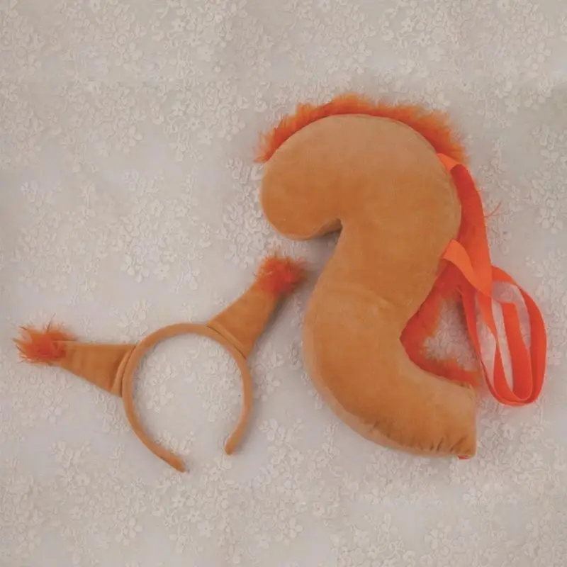 39bd diercosplay kostuums squirre verkleed hoofdband en staart