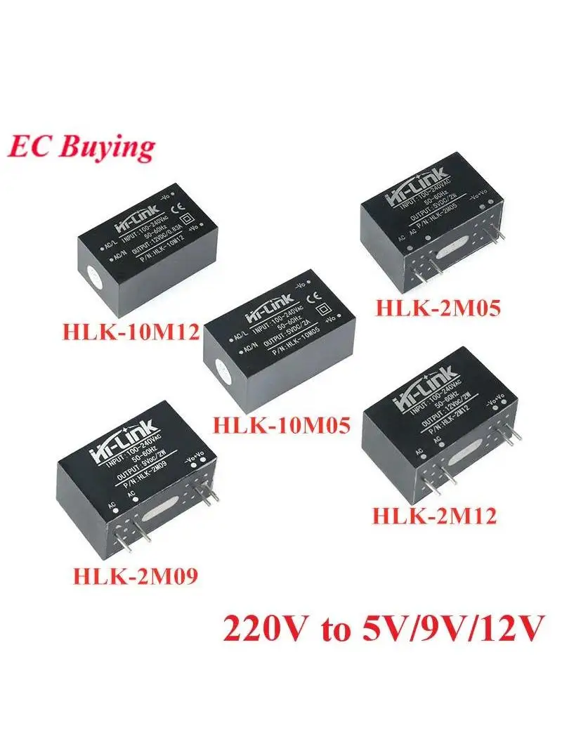 10W HLK-10M03 10M05 10M09 10M12 10M15 10M24 2M03 2M05 2M09 2W 220v do 3.3V/5V/9V/12V/15V/24V AC-DC Moduł zasilania wyłącznika izolacyjnego — zdjęcie produktu 7