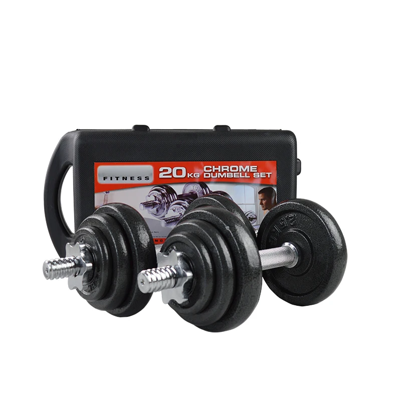 

Dumbbells Set OEM Wholesale Weight Custom Logo Color 20 Kg Plastic Box Cast Iron Dumbells 2025 New
