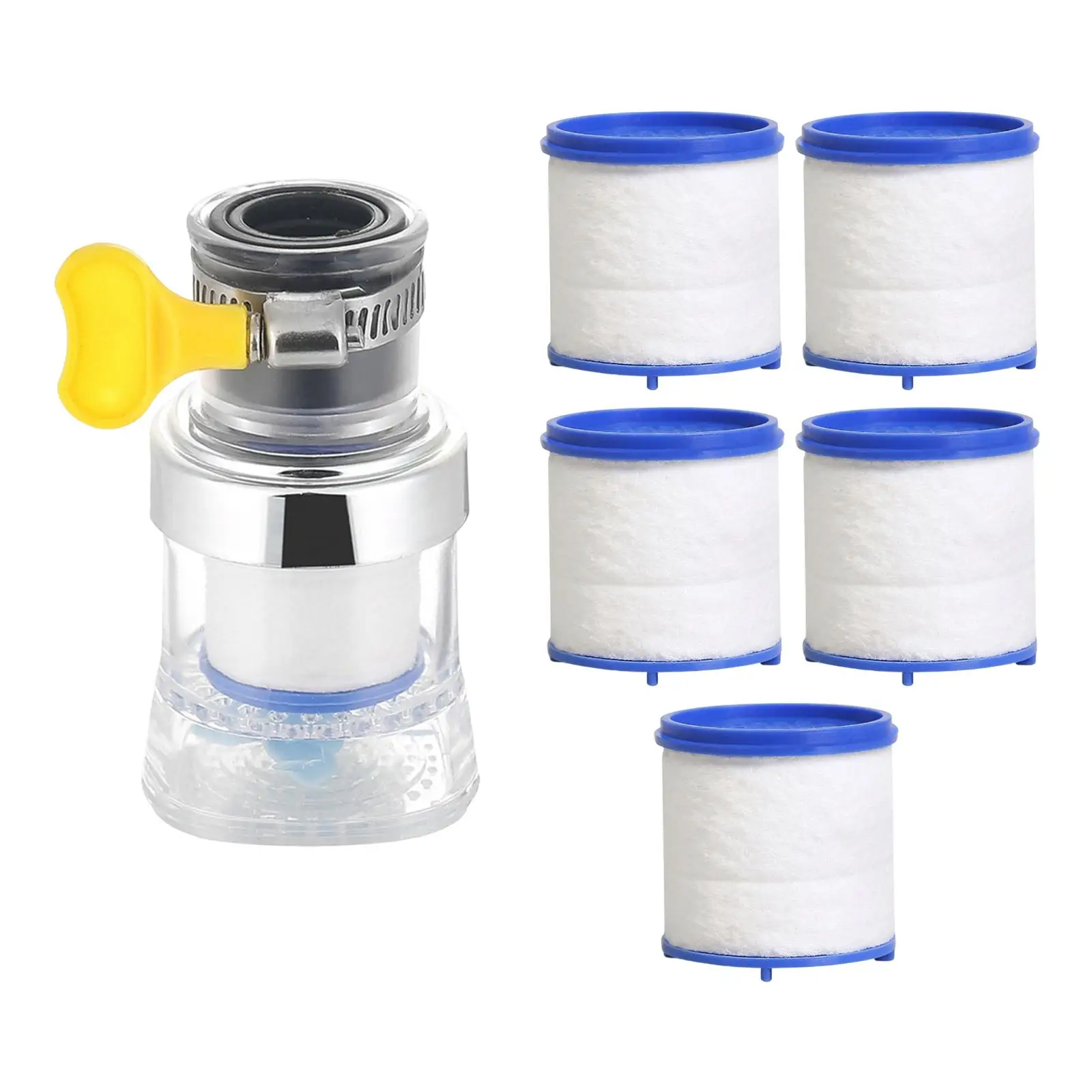 Filter Nozel Keran Penghemat Air Universal untuk Wastafel Kamar Mandi dan Keran Dapur