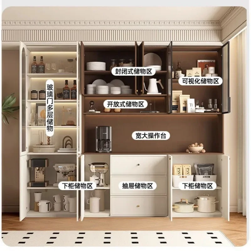 Storage Cabinet Dining Room Ample Storage Easy Assembly Sturdy Durable Stable