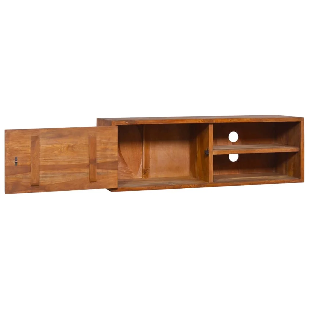 

vidaXL Wall-mounted TV Cabinet 180x30x30 cm Solid Teak Wood Living room furniture/TV cabinet