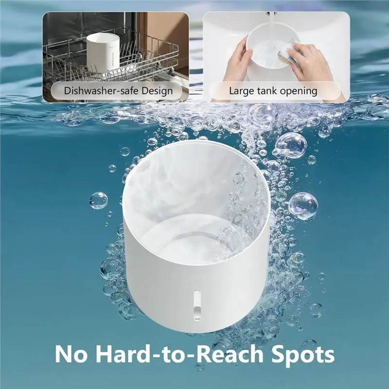 Stable Performance Top Fill Touch Control,USB Powered 3L Mist-Free Evaporative Humidifier Works With Tap Water For Bedroom