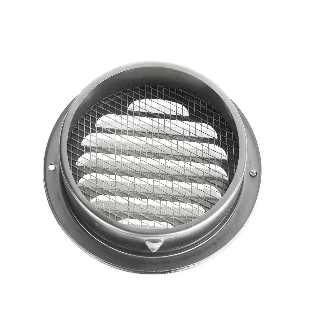 Stainless Steel Round Anti-bird And Rat Ducting Ventilation Grilles Vents Cover Air Circulation Exterior Wall Air Vent