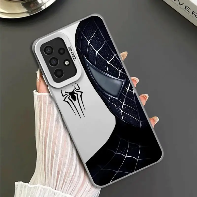 Marvel Sipider Man Phone Case for Samsung Galaxy A35 A34 A33 A32 A24 A23 A22 A14 A13 A12 5G Silicone Soft Shell