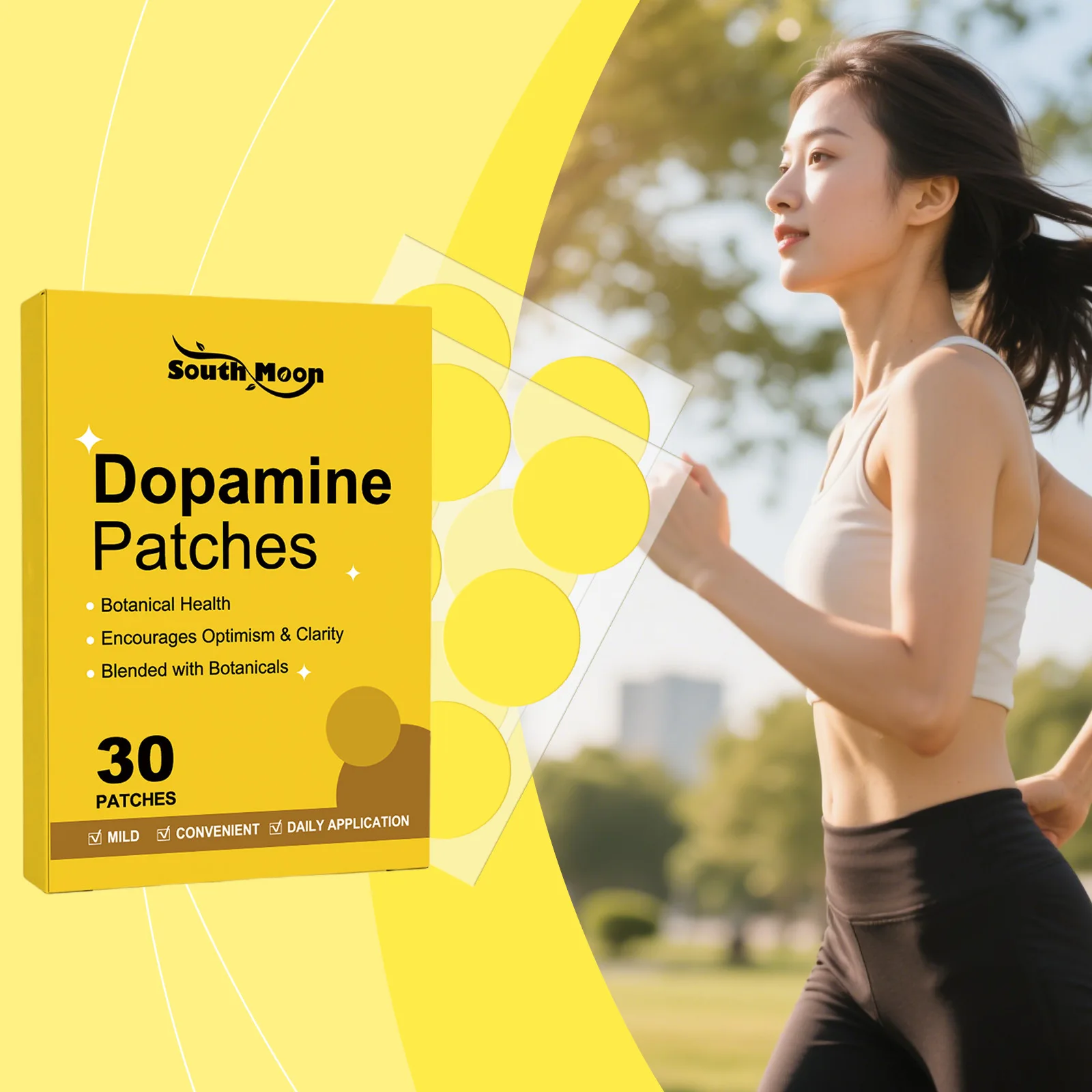 30 Patches For Appetite Control || Metabolism Support || Supplement Body Energy, Plant - Based Formula