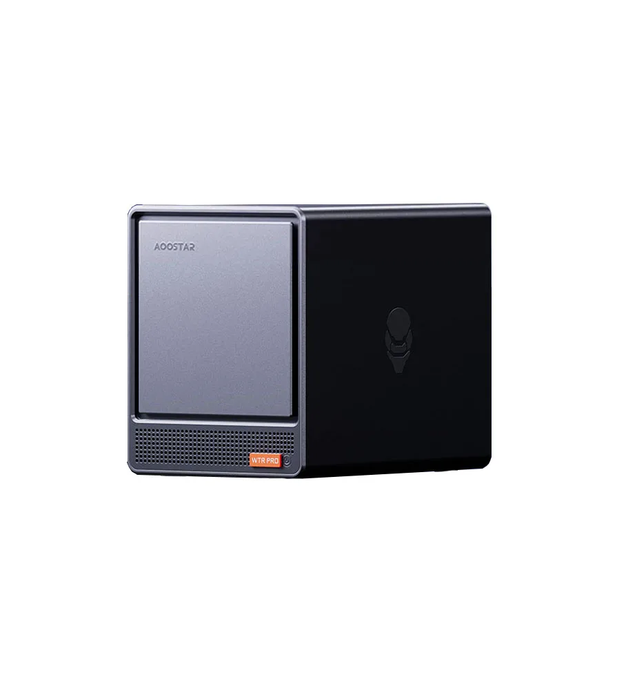 SM-NAS02  Quad Core N100 Mini PC Home Cloud 4-Bay HDD/SSD Dual Display USB Type-C Dual LAN up to 32GB RAM Stock