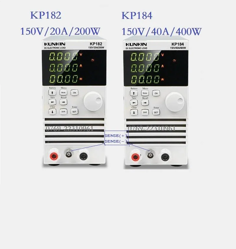 

KP182 KP184 DC Electronic load meter 200W / 400W battery capacity Tester power test aging instrument