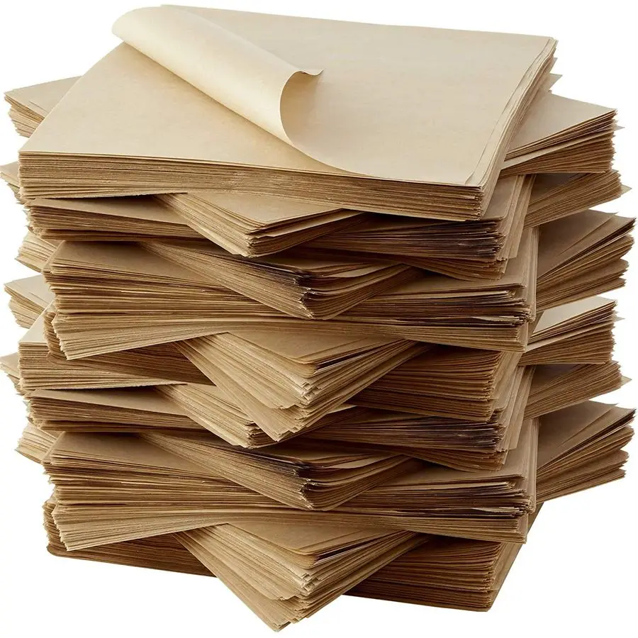 

Friendly, Grease Proof 12 x 12 Deli Wrap 1000 Pk. Best Kraft Food Wrapping Paper Sheets for Picnic, Festival, Fair or BBQ. Perfe