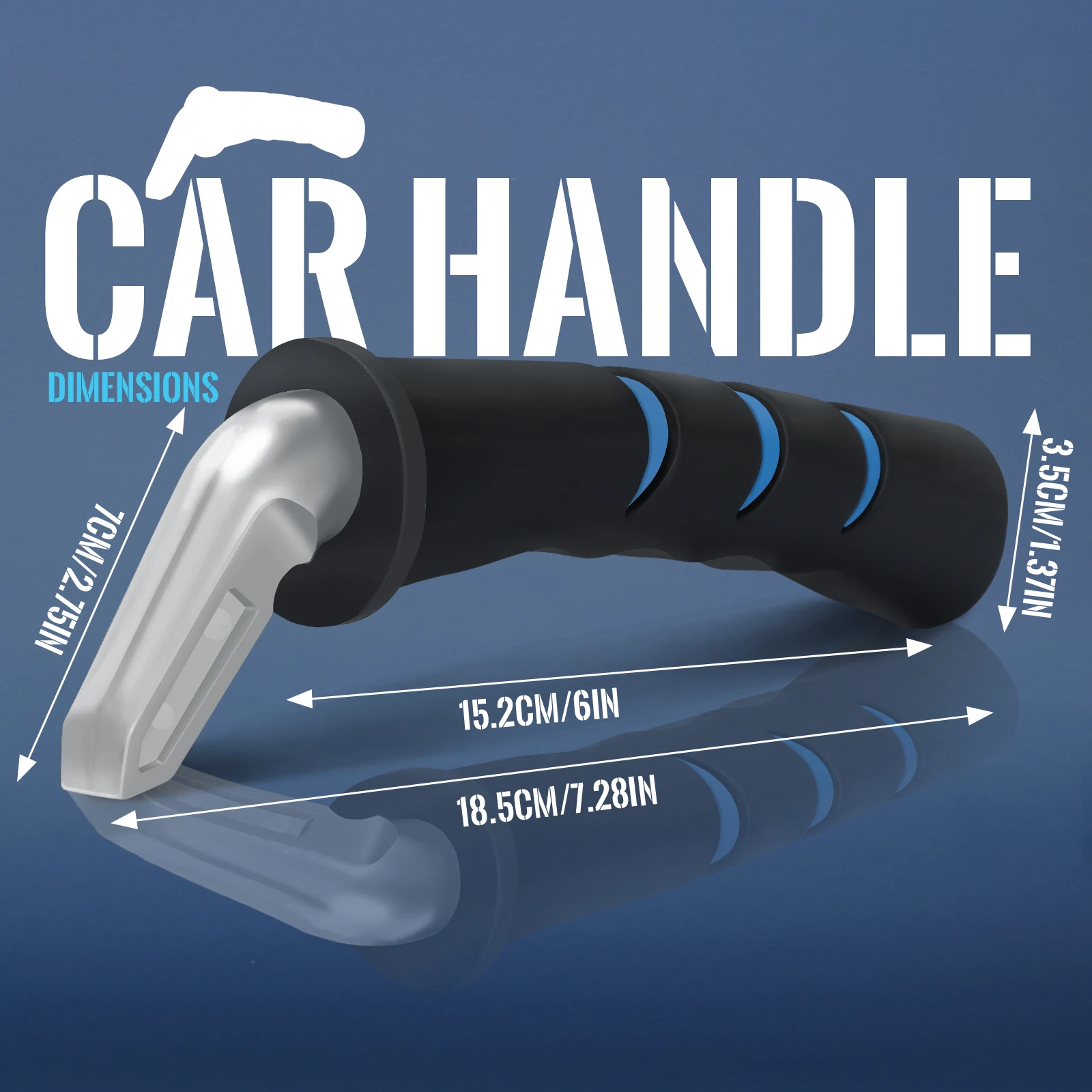 Winter Trip Car Door Assist Handle Portable Automotive Door Latch Handle Vehicle Door Grab Bar Stand Assist Suitable For Seniors