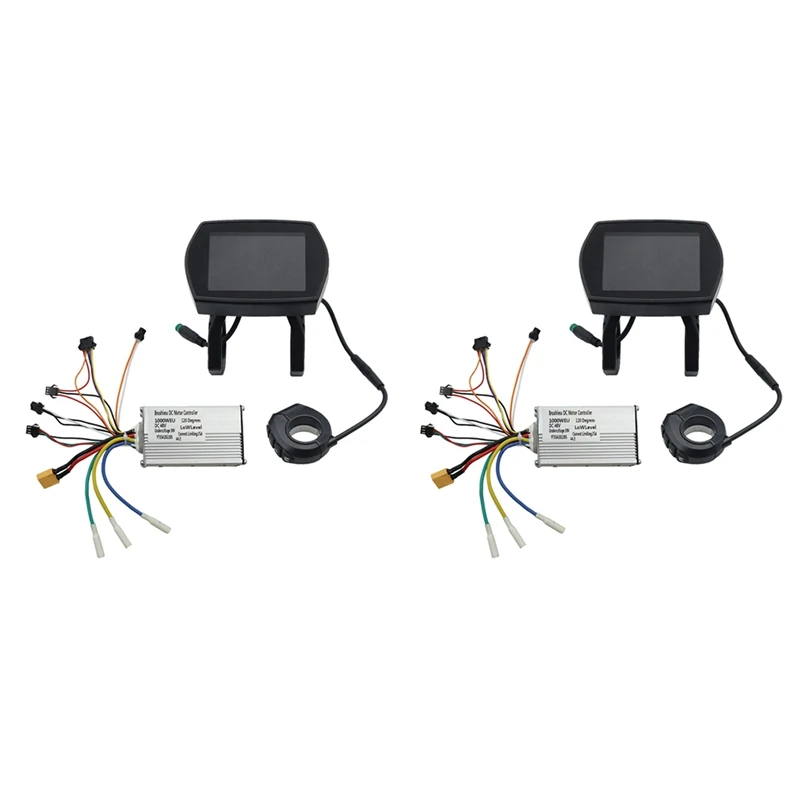 

Quality 2X 48V 25A 1000W Electric Scooter Controller Kit With Display Scooter Dashboard For KUGOO G2 Pro Electric Scooter Parts
