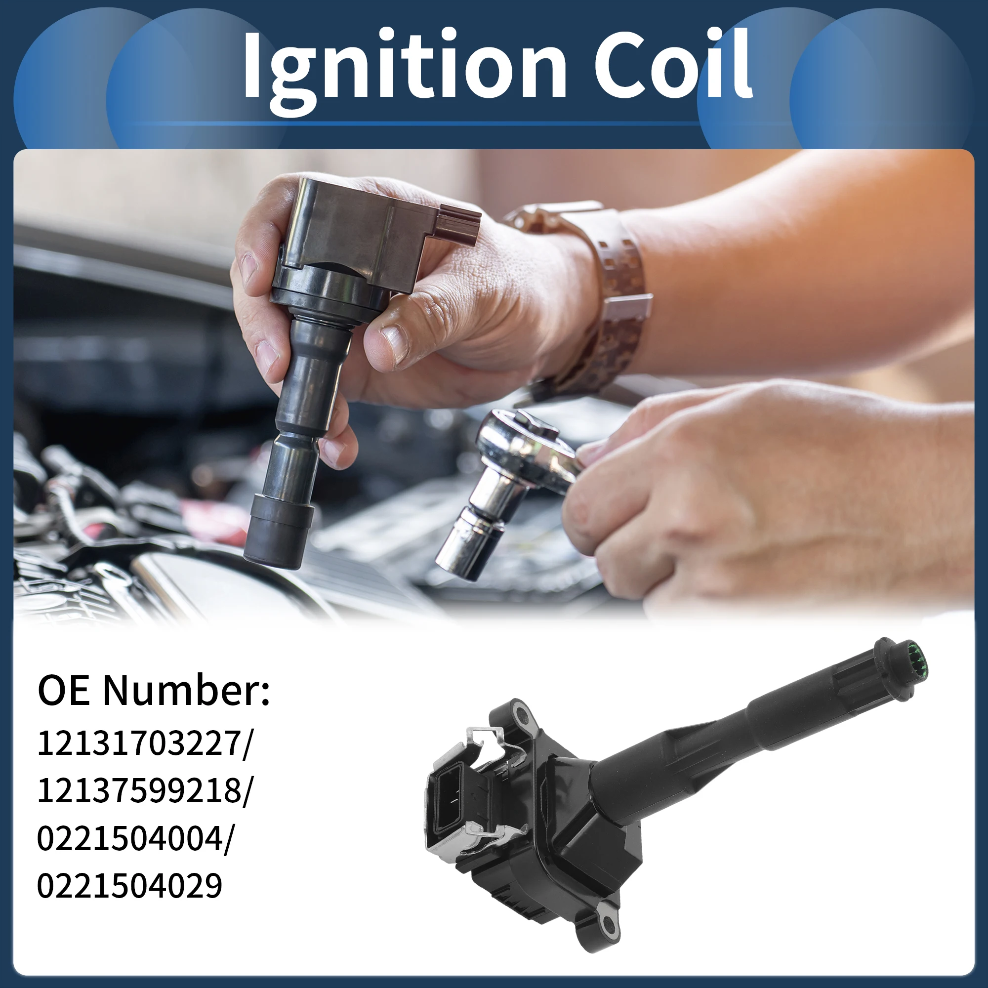 UXCELL Ignition Coil Ignition Coil Pack No.12131703227 for BMW 323Ci 2000