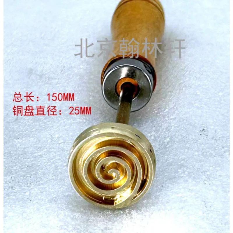 銅製スパイラルパターンモールドランプワーカー用ガラス焼き型手動diyモールド