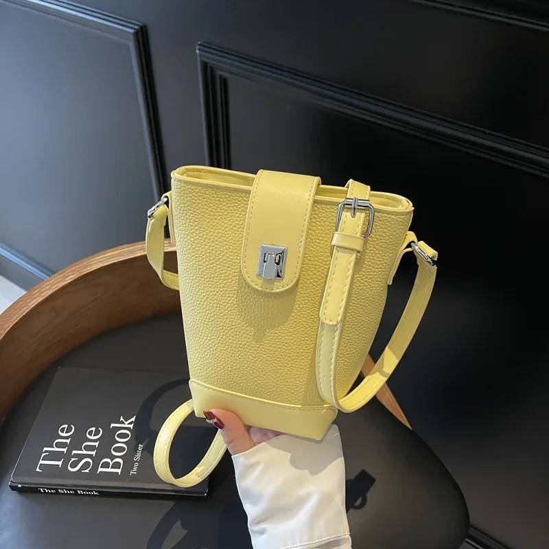 

Luxury - grade 2025 Korean - inspired Mini Bucket Bag for Women - Trendy, Elegant, and Urban - chic