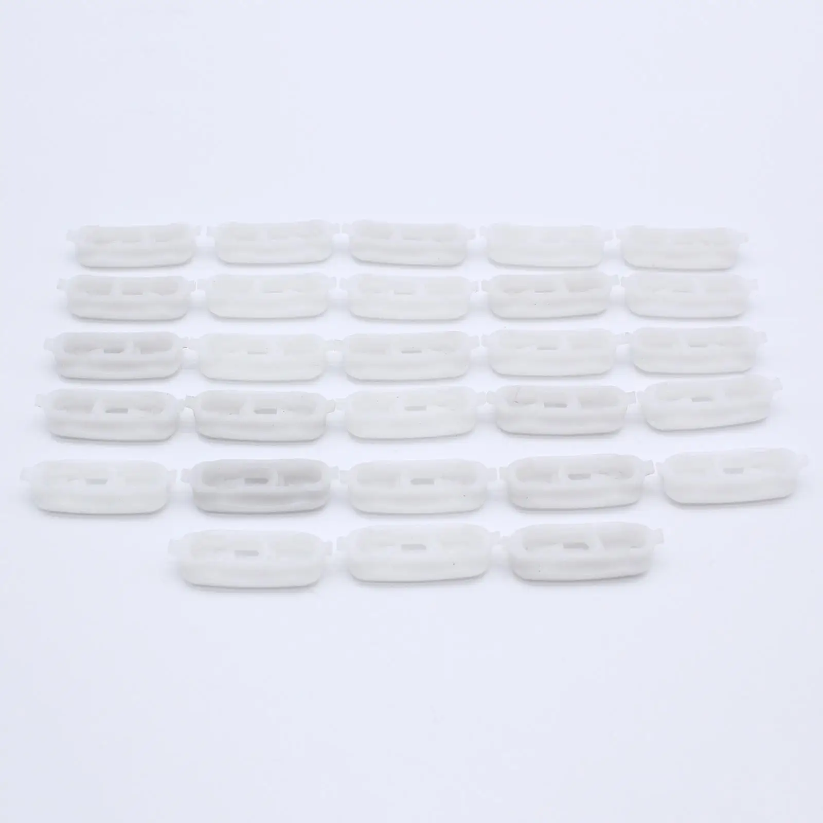 8D0853909B White Door Roof Gutter Trim Clips 28PCS Fastener Set for Car Repair and Replacement for Audi A4 S4 B5 1995-2001