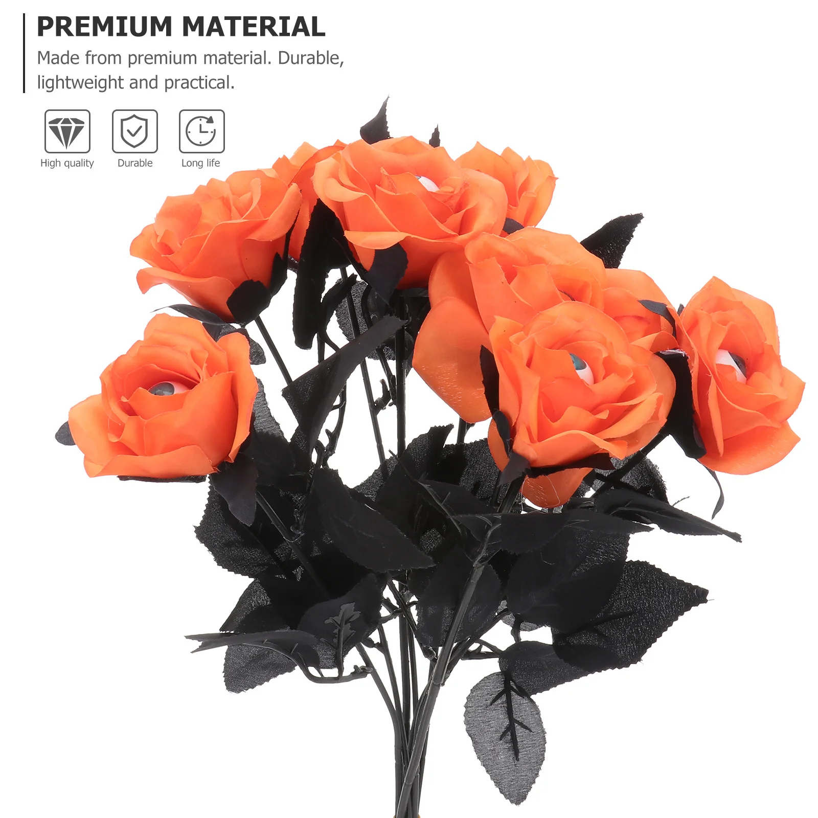 8 قطعة مقلة العين المزيفة للهالوين زهرة الورد زاحف الورد الديكور الدعامة لوازم الحفلات المسكونة دعامة الهالوين #6