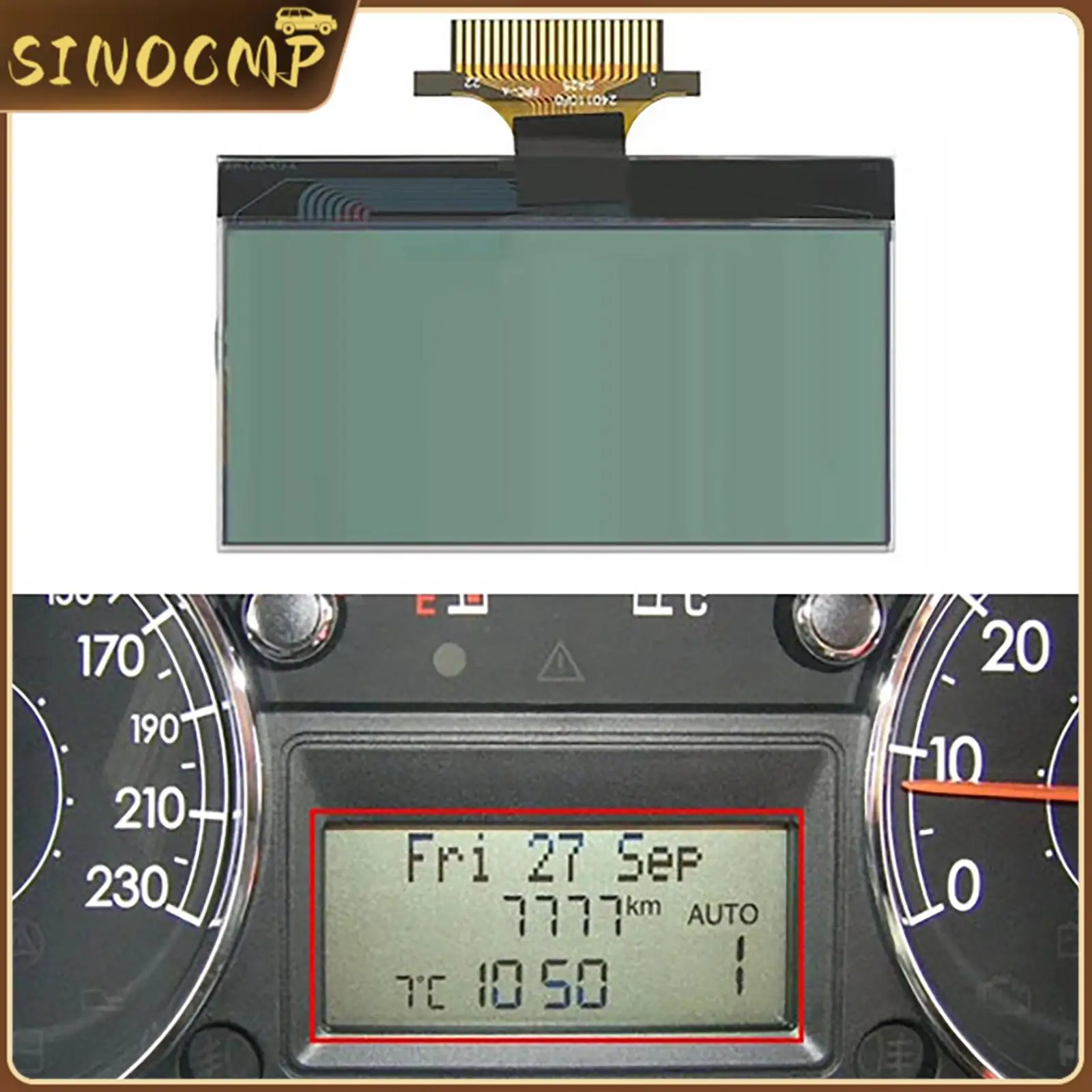

Dashboard LCD Display Screen for Fiat Palio Strada Punto Fiorino Doblo Qubo Nemo Peugeot Bipper Car Manual Gearbox Instrument