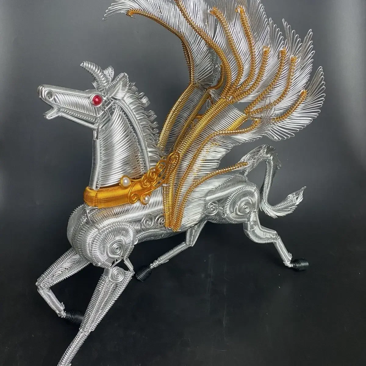 Pegasus  Hand-woven ,Fine Pegasus ornaments , Housewarming  Gifts