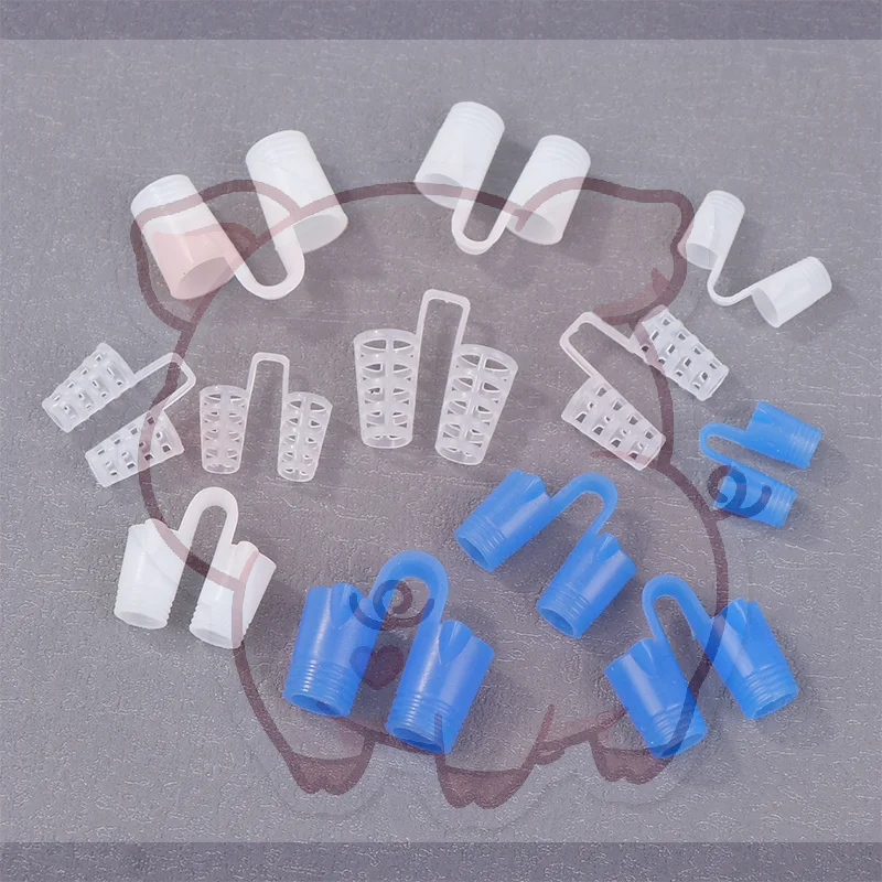 4/8Pcs Silicone Anti Snore Nasal Dilators Apnea Aid Snoring Nose Clip Nose Breathing Apparatus Devices
