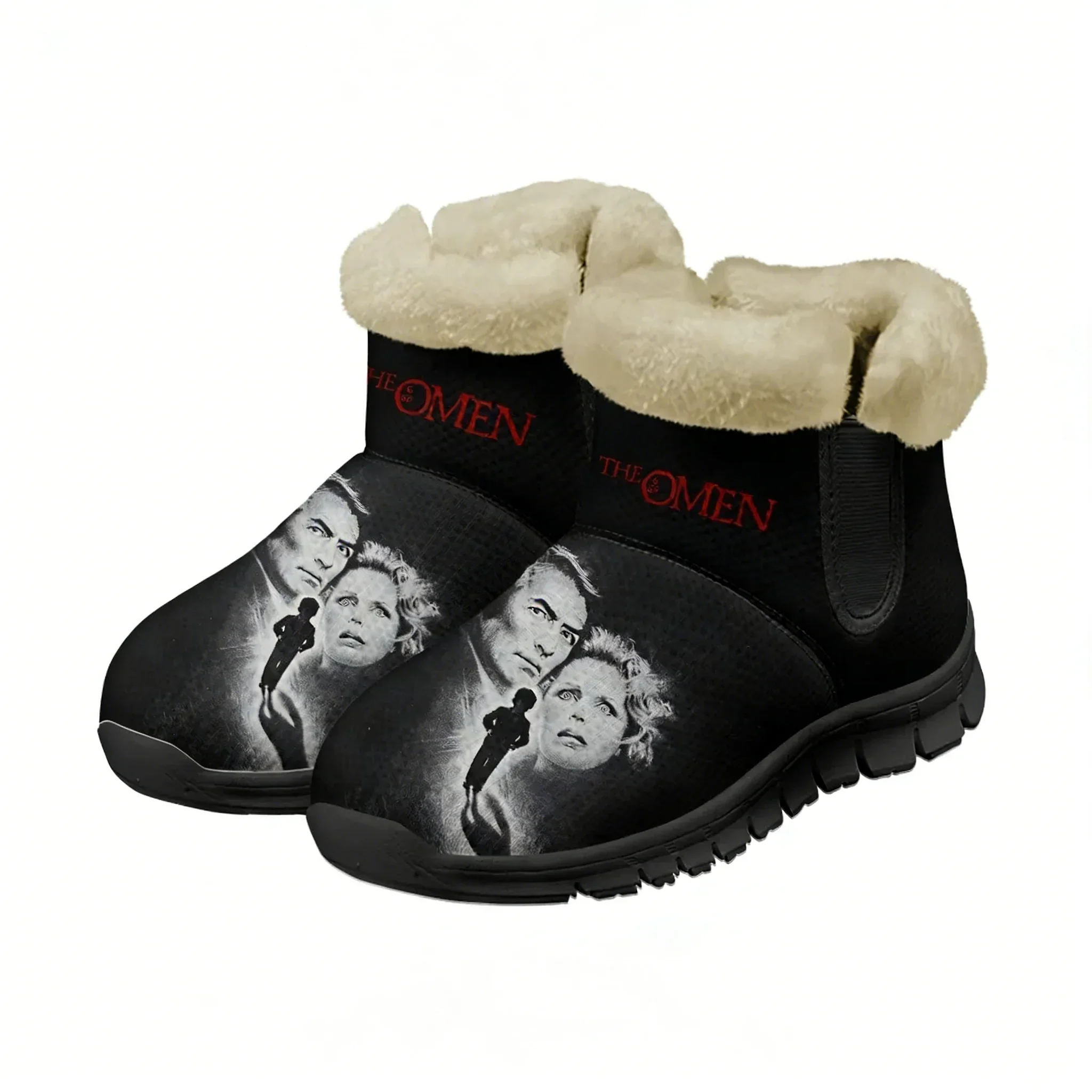 

Зимние ботинки Omen для мужчин, женщин и подростков, теплые, высококачественные, персонализированные, модные, повседневные, легкие кроссовки, обувь на заказ