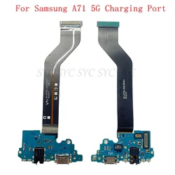 USB Charging Port Connector Flex Cable For Samsung A71 5G A716 A716B A51 5G A516F A516U Charging Connector Board Repair Parts