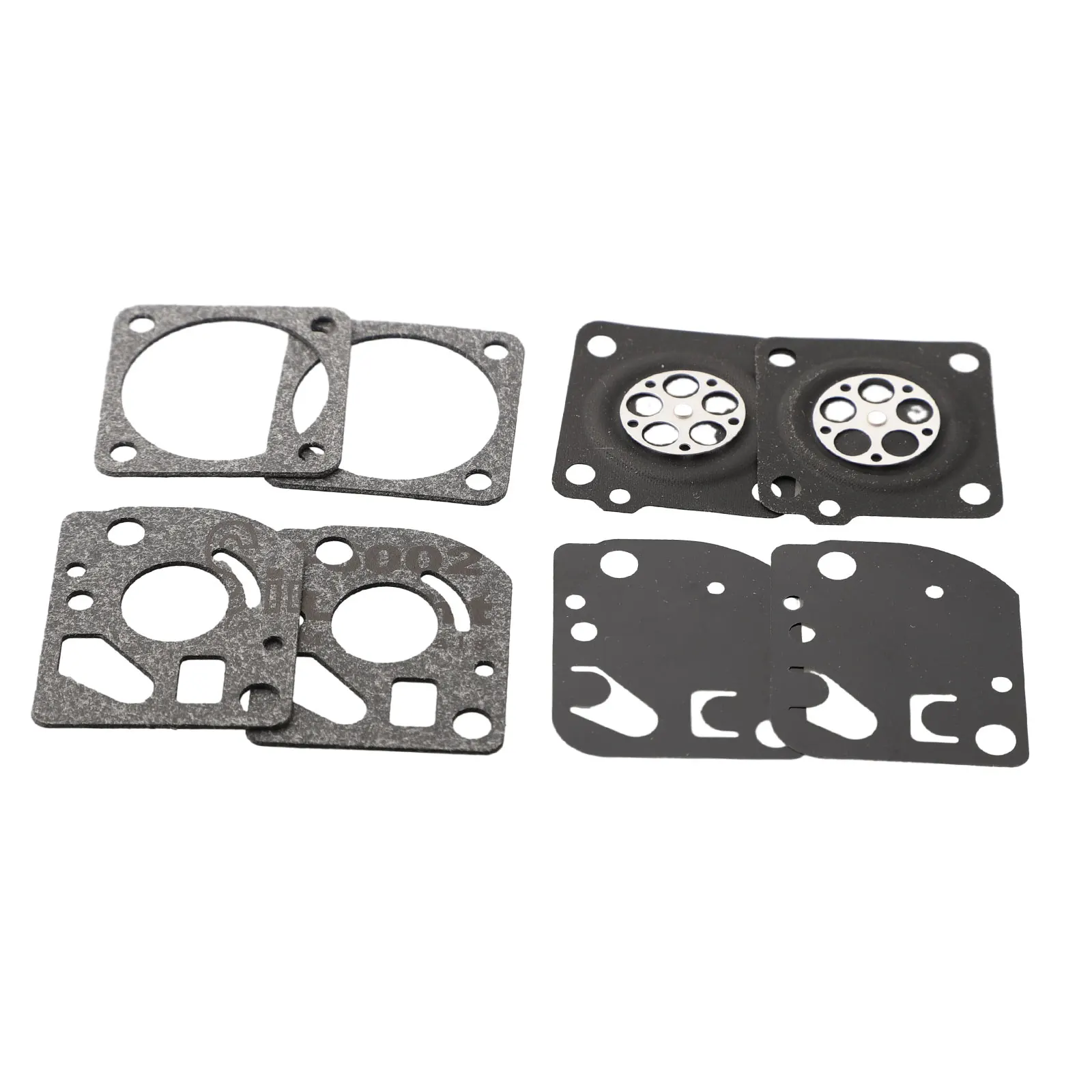 2 Sets Carburetor Diaphragm Repair Kit for Ruixing Carbs for Homelite and Roybi Models with 26cc 30cc 42cc Engines