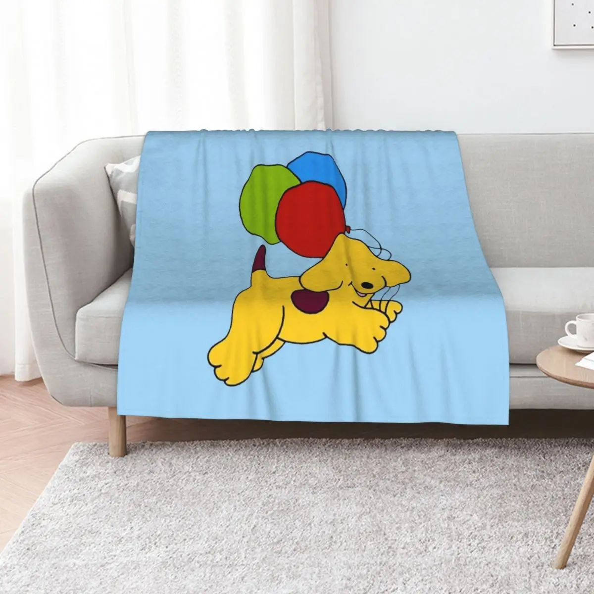 Spot the dog Throw Blanket blankets ands funny gift Soft Plaid Custom bed plaid Summer Blankets