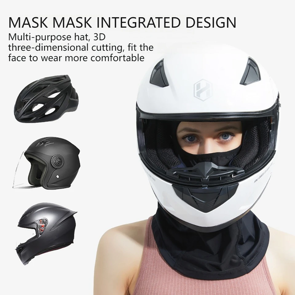 GTUBIKE Berretto da ciclismo Raffreddamento estivo Passamontagna da moto Cappelli Protezione solare UV Bici da corsa Maschera di protezione UV estiva in seta di ghiaccio