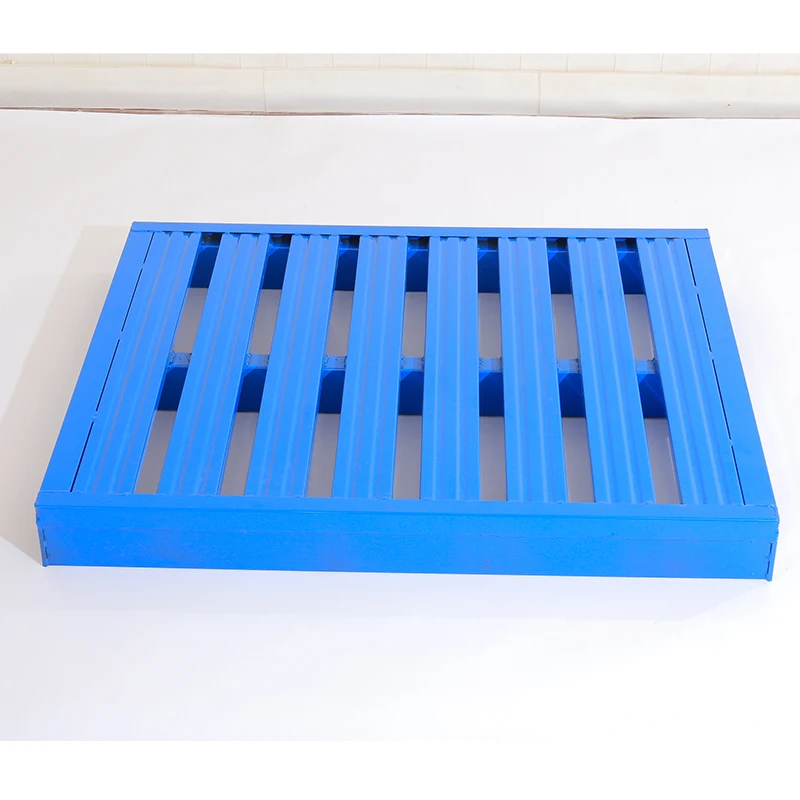Wholesale Eco-Friendly Steel Pallet Heavy Duty Single Faced Recycled 4-Way Entry for Industrial Rack and Transportation