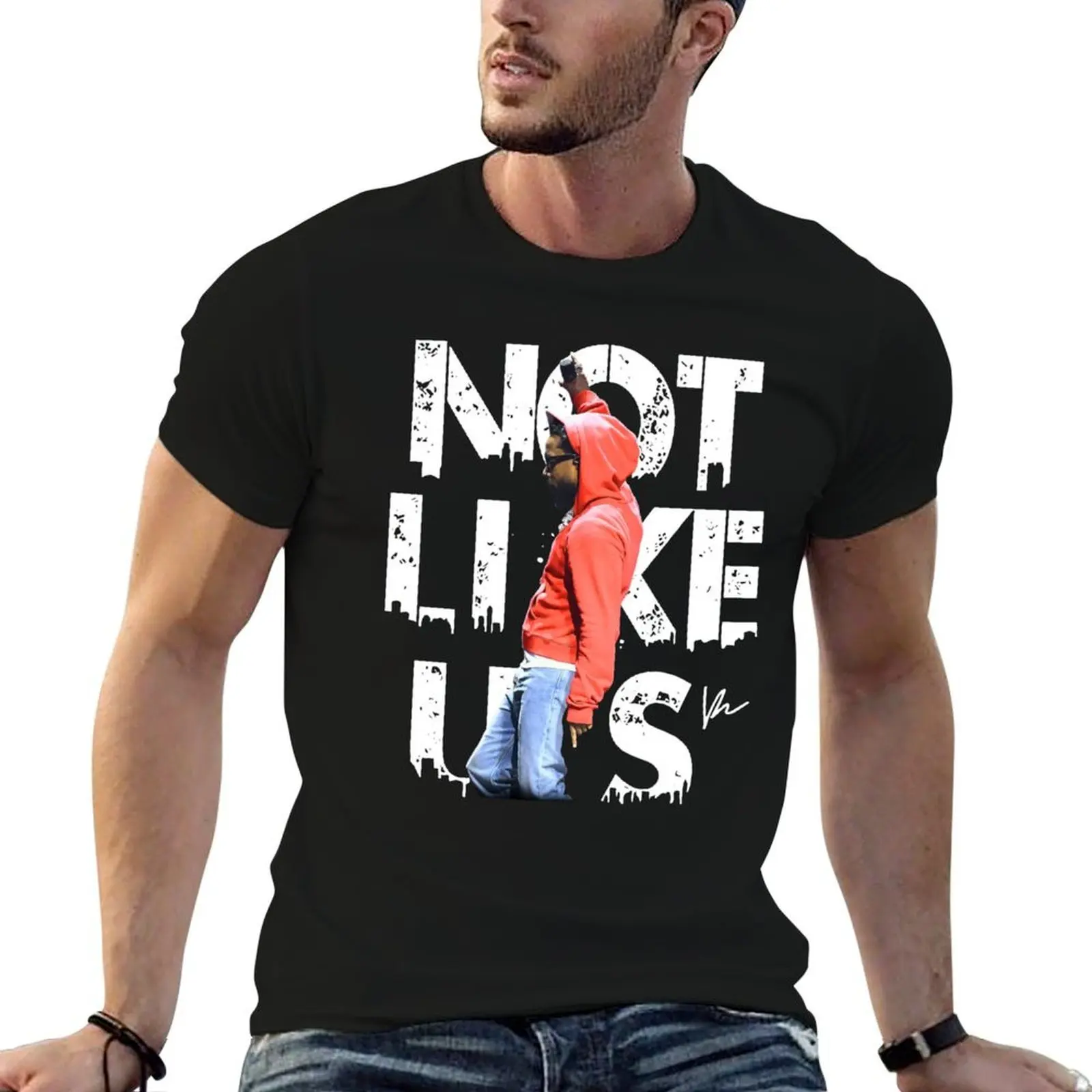 They Not Like Us Kendrick Lamar Vintage T-Shirt man t shirt cotton cotton t shirts high quality T-Shirt