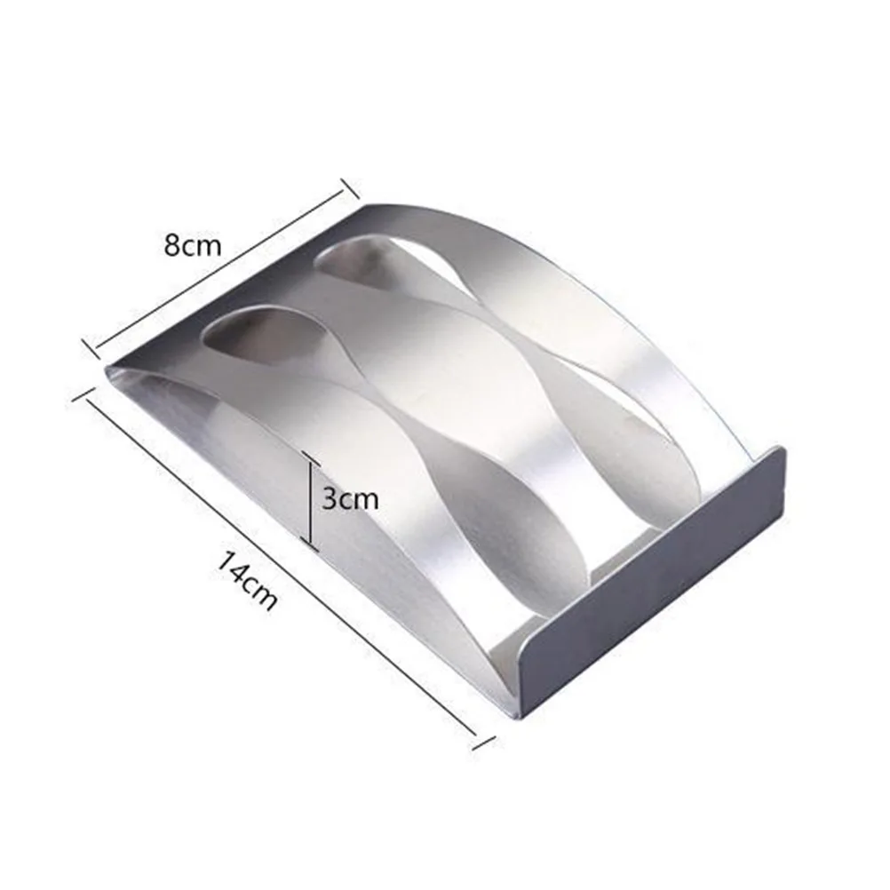 الفولاذ المقاوم للصدأ فرشاة الأسنان الحلاقة حامل لاصق جدار هوك للحمام المطبخ غرفة نوم 5 كجم تحميل لزجة شماعات #6