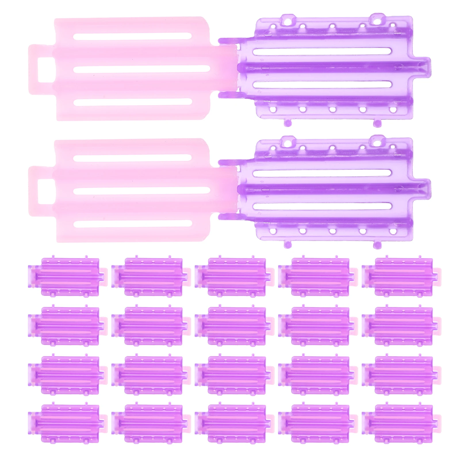 

45pcs Hair Curler Stick Styling Curler Curling Clip Hair Resin No Damage Portable Easy Use Home Salon Sexy Hairstyle