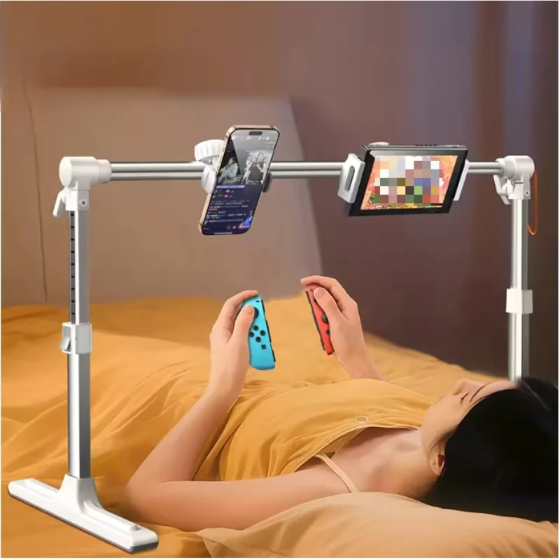 

Foldable Tablet Stand Ipad Stand Holder Bed-Mounted Adjustable Flat Support For Tablets And Mobile Phones With iPhone/iPad