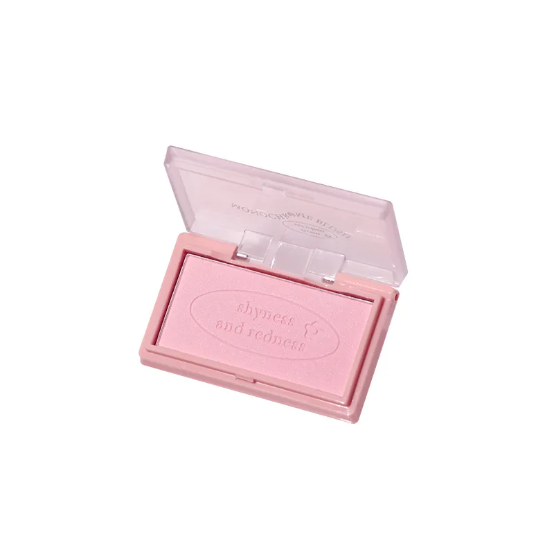 Novo Heart Time Pink Mist Blush Natural Good Complexion Monochrome Blusher Plate Rouge Beauty Blush Brightening White