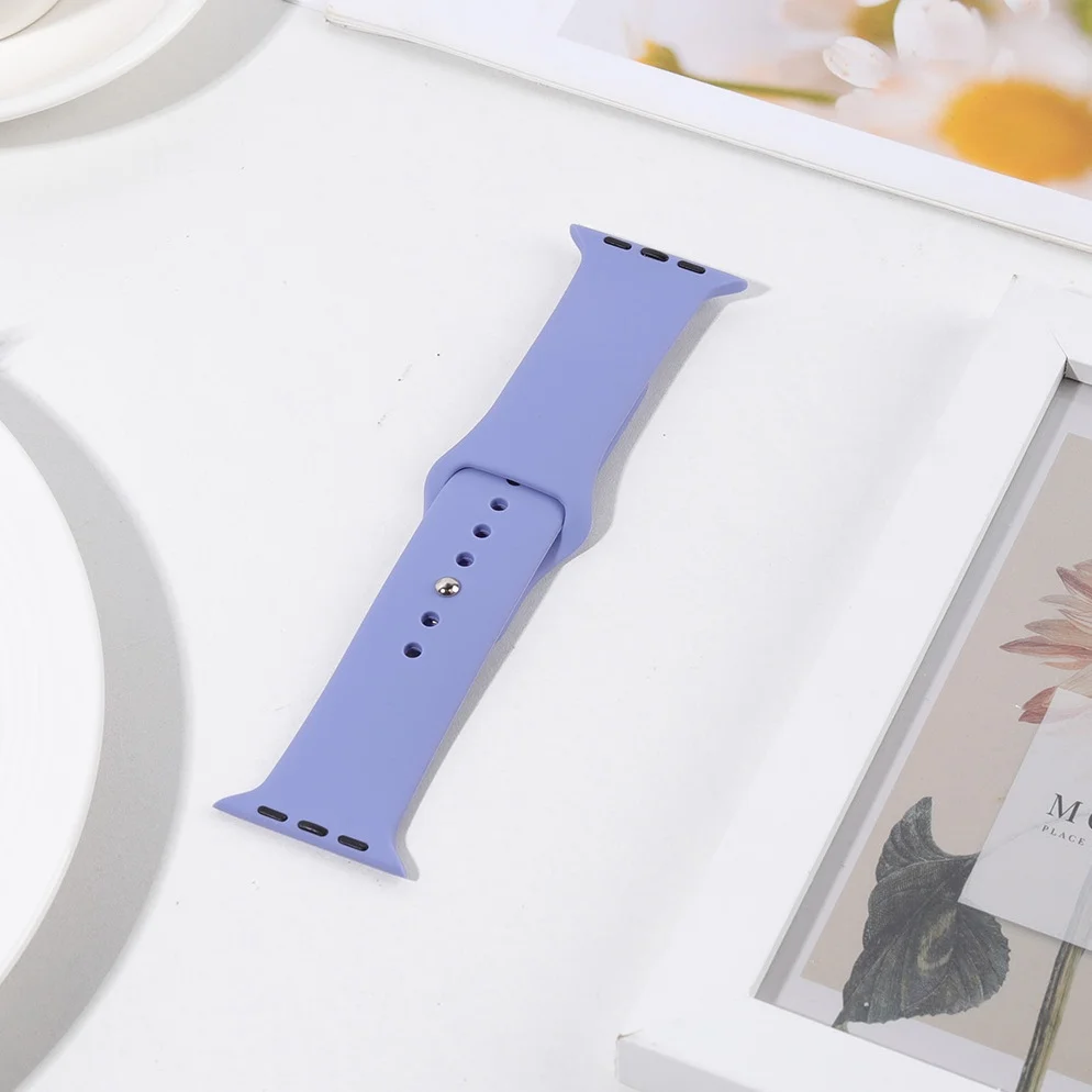 Silikonarmband für Apple Watch, 40 mm, 49 mm, 44 mm, 45 mm, 46 mm, 42 mm, 41 mm, Sportarmband, iWatch Series 12, 10, 9, 8, 7, SE, Ultra 4/3. – Detail 8