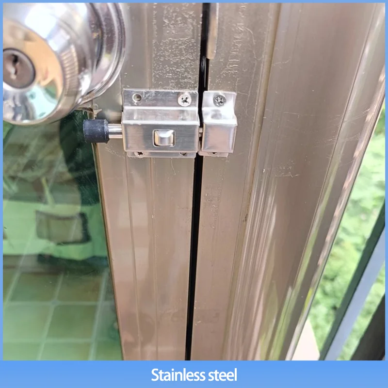 

Automatic Spring Lock Button Type Industrial Electrical Equipment Anti-Theft Bathroom Door Lock Stainless Steel Bolt