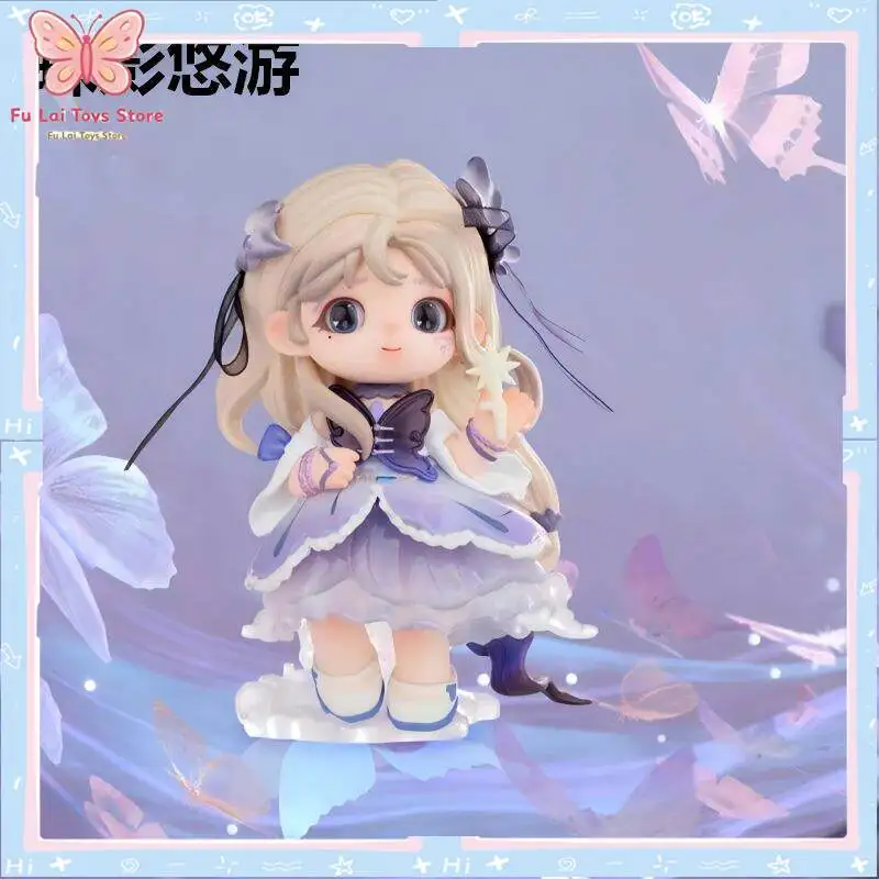 

Genuine Qiao Qiao Bright Light Wandering Dream Series Blind Box Action Figure Collectible Decor Birthday Gift for Girls In Stock