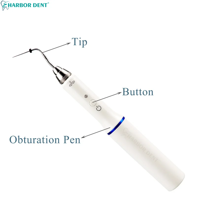Беспроводная стоматологическая ручка Gutta Percha для системы наполнения корневых каналов, стоматологическая нагревательная ручка с 2 наконечниками