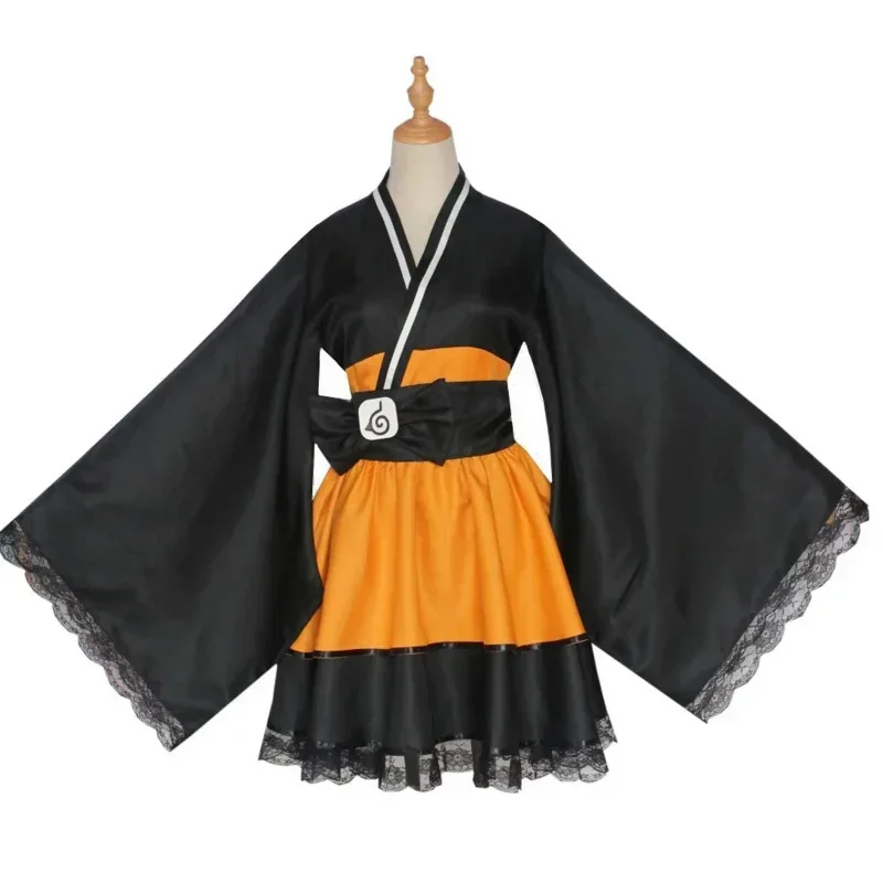 

Akatsuki Shippuden Uzumaki Hinata Kakashi Sasuke Vrouwelijke Lolita Kimono Jurk Anime Cosplay Kostuum Voor Vrouwen Kleding