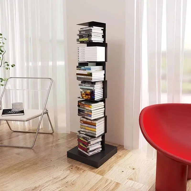 

Living Room Corner Bookcases Display Collect Minimalist Library Bookcases Storage Shelfs Etagere Rangement Modern Furniture