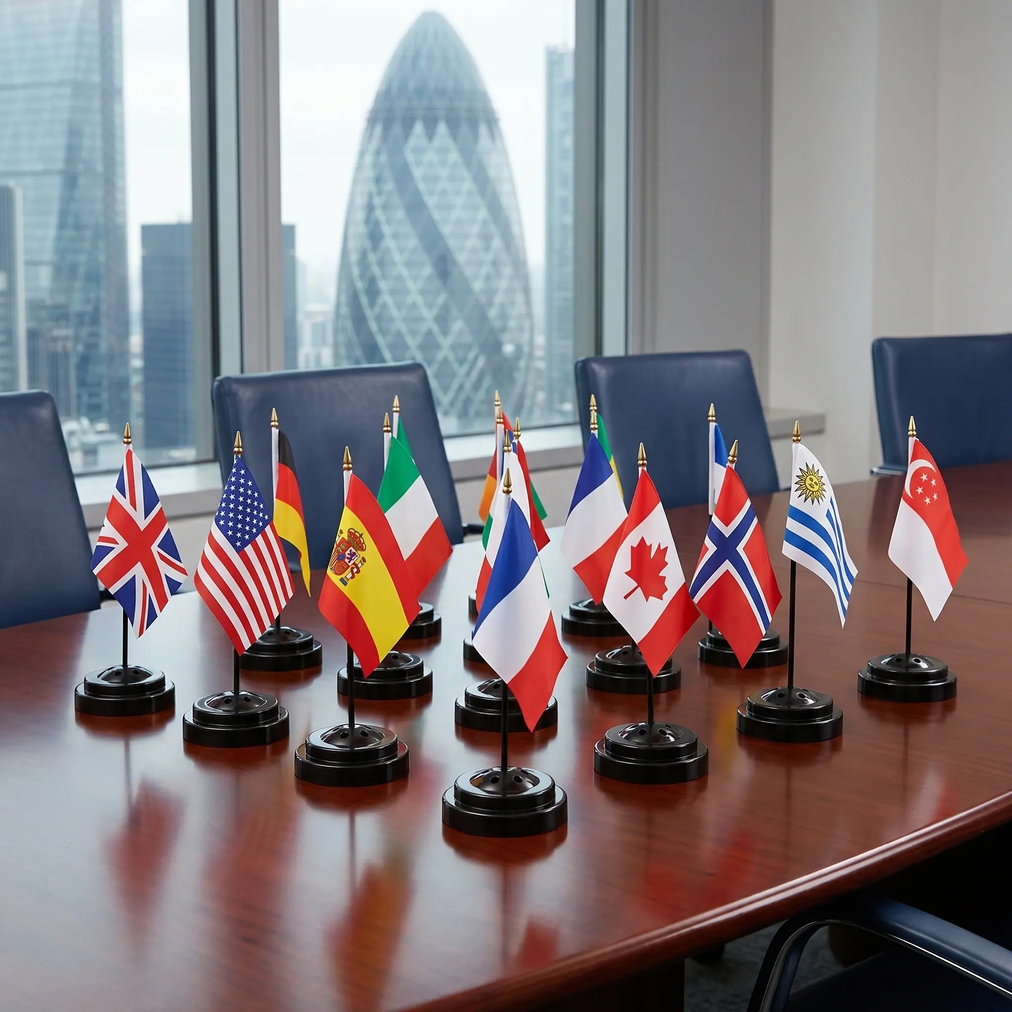6Pcs Pcs Flag Stands Holder Desk Flag Base For Desk Decoration Teacher Desktop Small Indoor Multiple Mini Souvenir