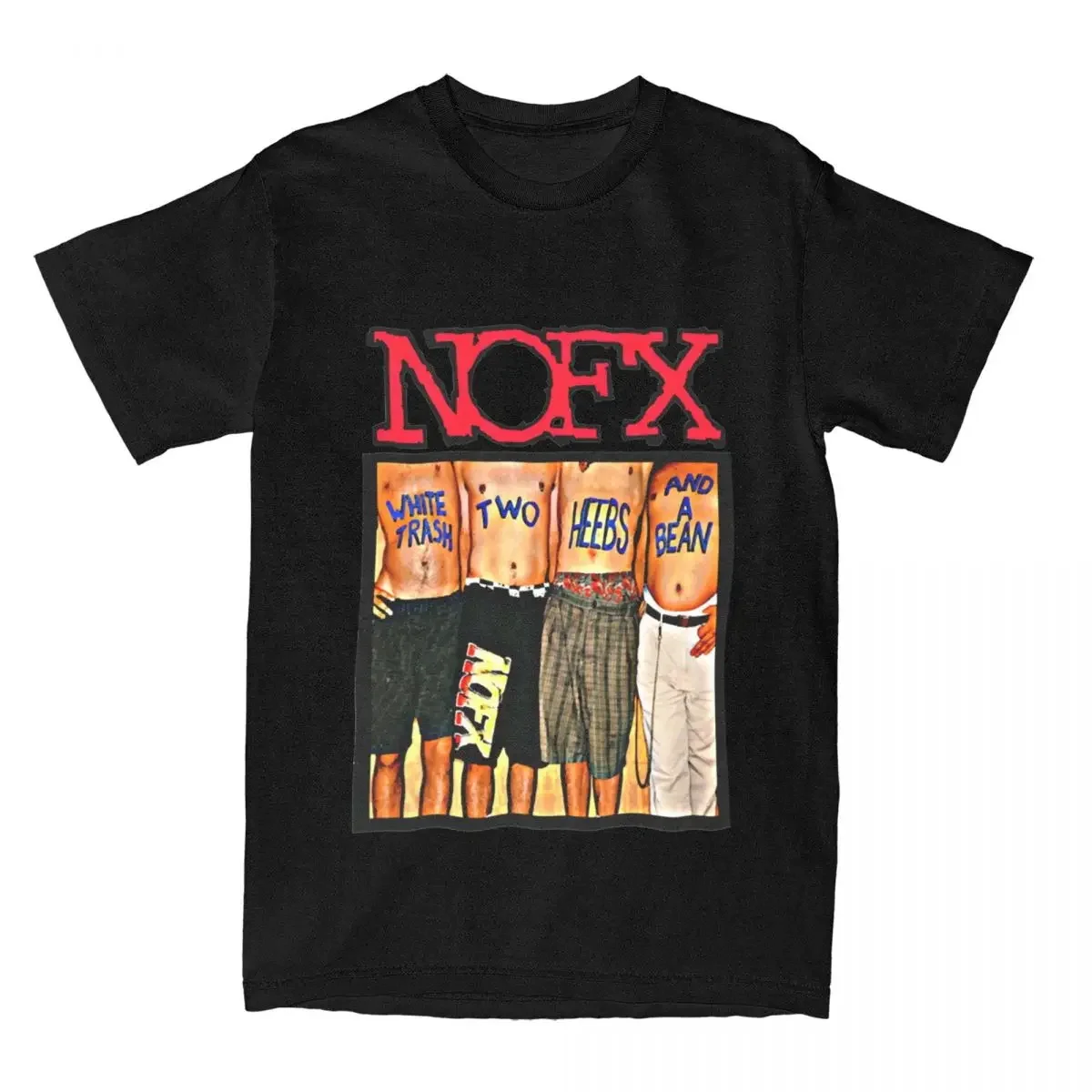 Nofx Skull Punk Band T-Shirt Punk Heavy Metal Cotton Daily Men Women O-Neck Streetwear Short Sleeve Vintage Harajuku Unisex Tees