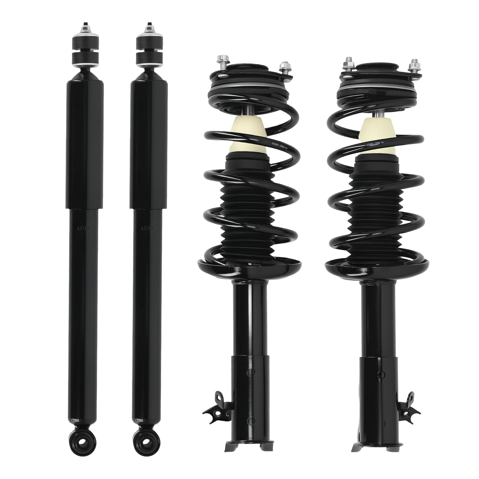 MaXpeedingrods OE Strut Assembly 4PCS Front Rear Complete Struts Shocks for 2006-2011 Honda Civic 1.8L DX EX LX