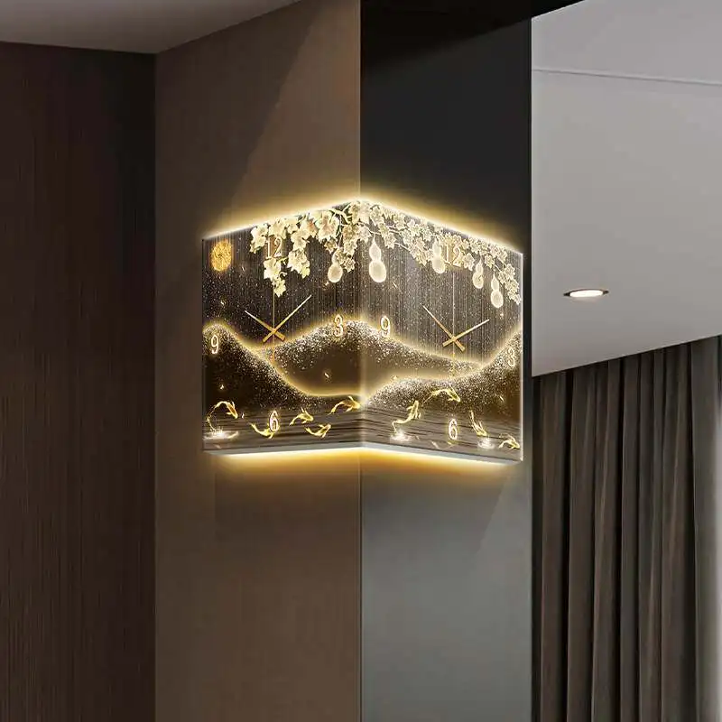 

Luxury Modern Wall Clock Living Room Digital Design Silent Aesthetic Wall Watch Simple Nordic Reloj De Pared Home Decoration