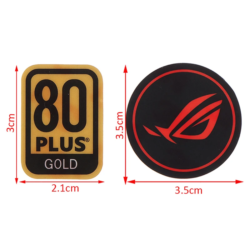 Power Supply 80plus Certification Computer Host Fan Sticker Exhaust Fans Label Chassis Fan Stickers Graphics Card Fans Sticker