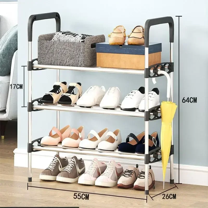 

Hot Selling Simple Assembly Stainless Steel Shoe Rack UL4582