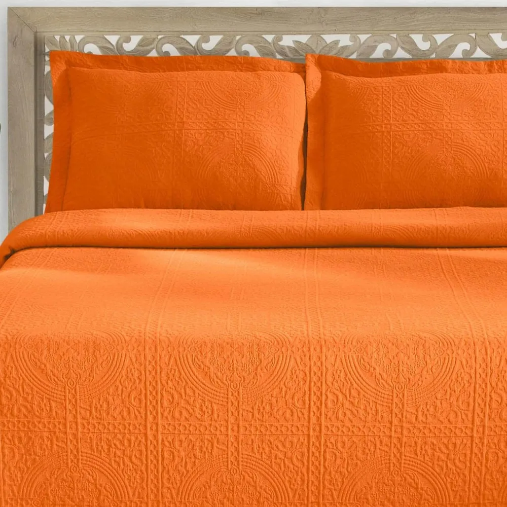 مفرش سرير ماتيلاس، طقم مكون من 3 قطع، مفروشات كبيرة الحجم، ناعمة، قابلة للتنفس، بطانية خفيفة الوزن مع غطاء مجموعة لحاف من القطن #5