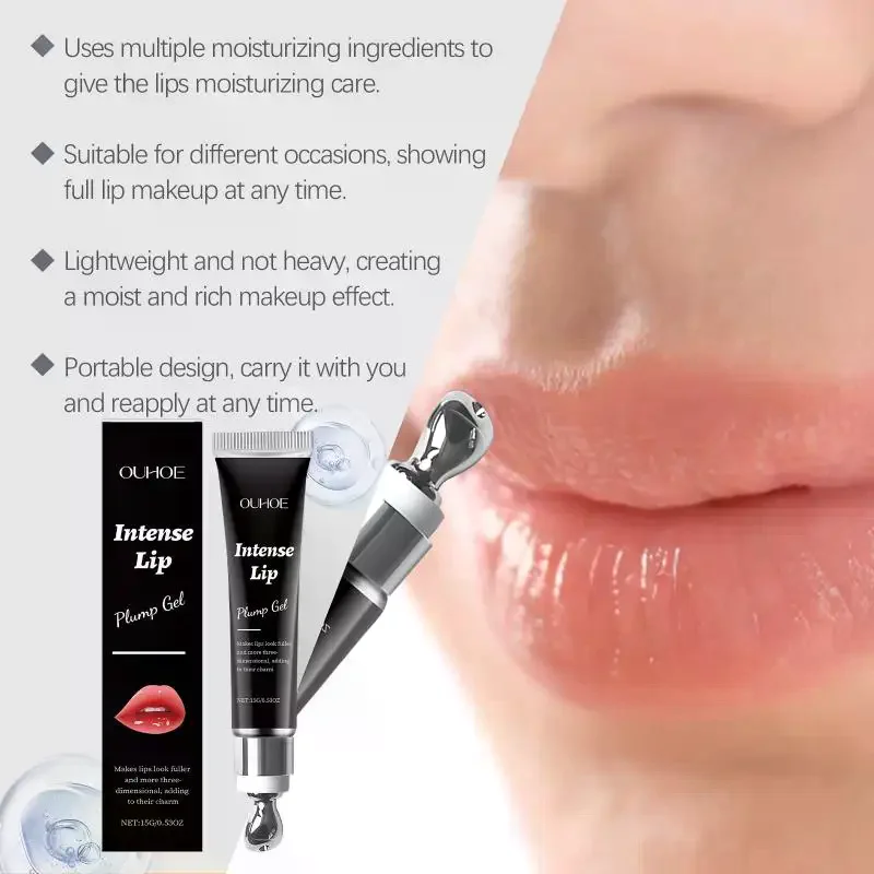 Lip Booster Plumping Serum Oil Hyaluronic Acid Moisturising Sexy Plump Enhancer Stimulant Free Remove Lip Lines Sexy Plump Lip