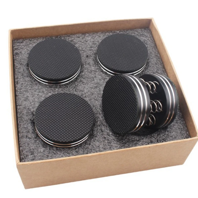 4Pcs Audiophile Shock Spikes Spring Damping Pad HIFI Stand Feet Speaker Spike Audio CD Amplifier Foot Pad