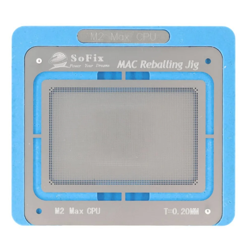 Sofix M4 NAND Reballing Jig with Stencil BGA Reballing Kit  for Macbook CPU PCH BGA Graphics card Reballing Magnetic Stencil